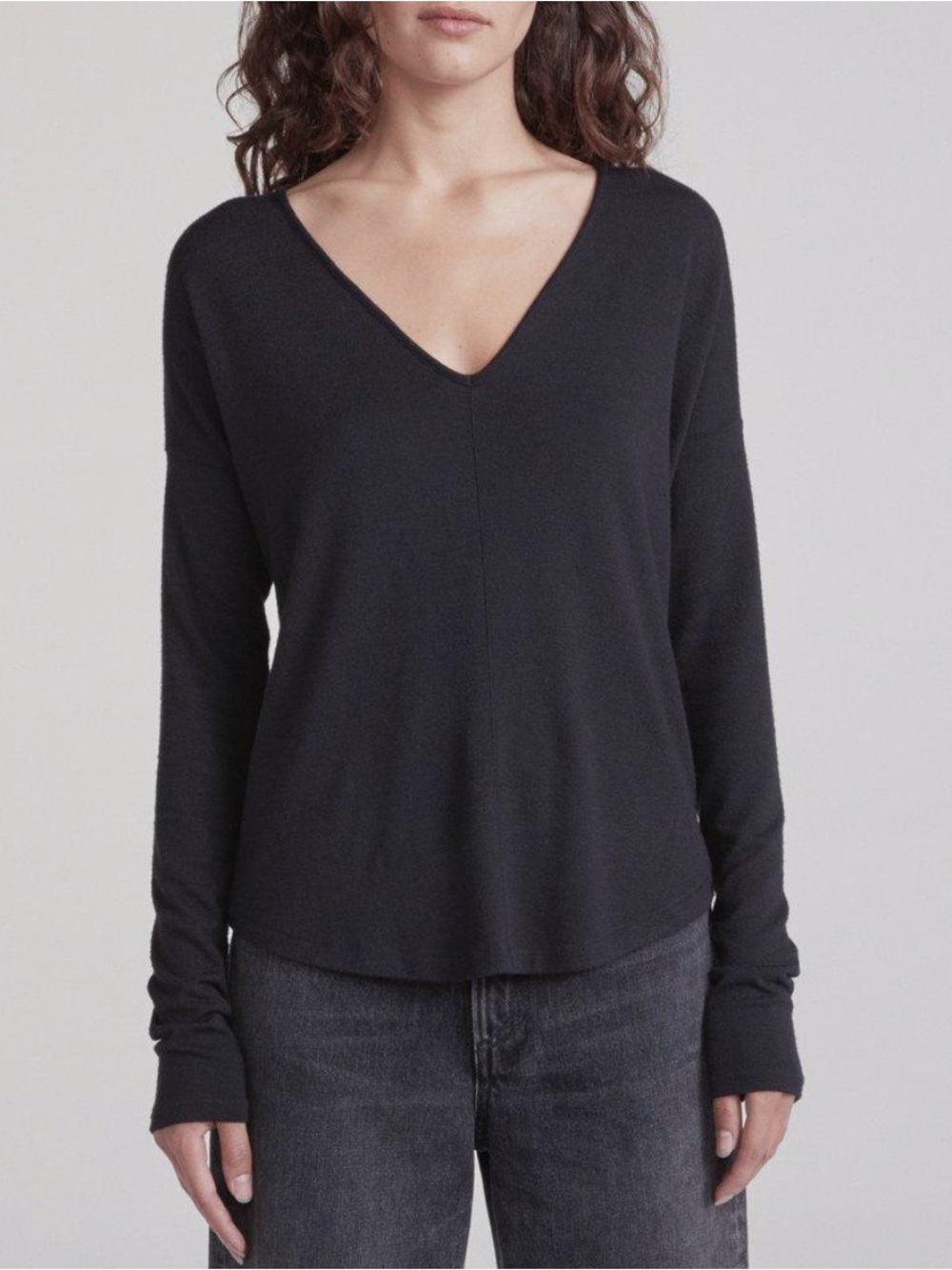 Rag & Bone Black V-Neck Sweater Women’s Sz Medium